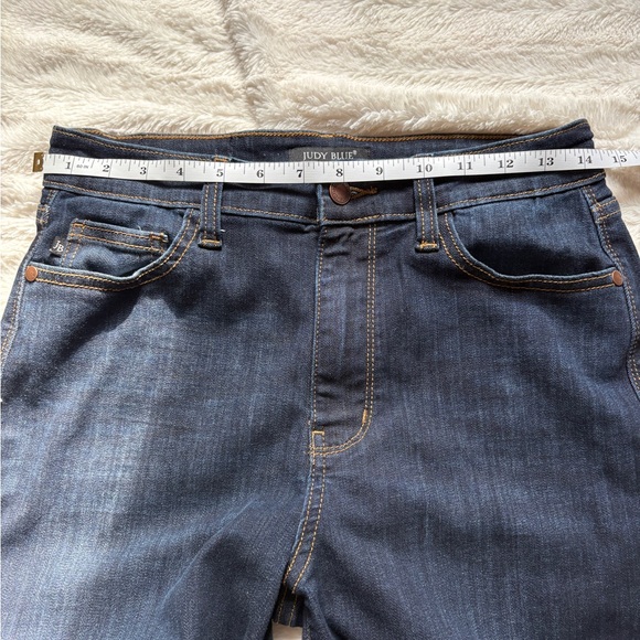 Judy Blue Women's Kimberly Classic Straight Fit Jeans in Dark Wash Blue Sz 7/28 - Picture 11 of 12